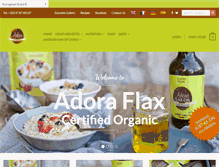 Tablet Screenshot of adorafarm.com